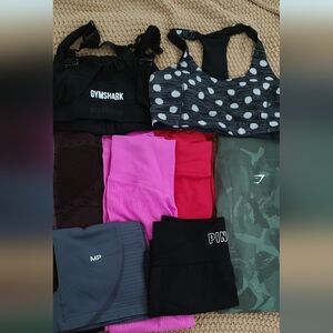Sportswear Bundle - 4 Leggings, 2 Booty Shorts and 2 Sports Bras